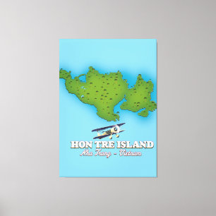 hon tre Island Vietnam Canvastryck