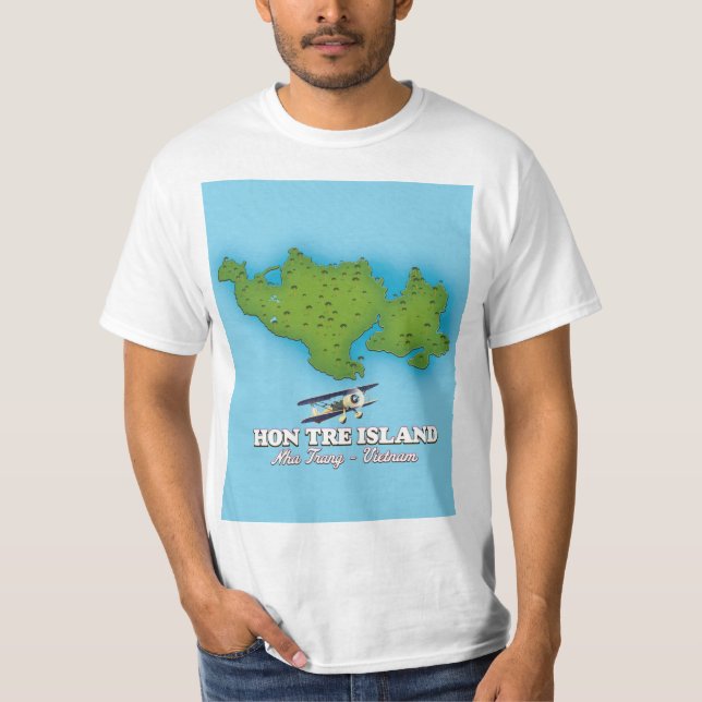 hon tre Island Vietnam T Shirt (Framsida)