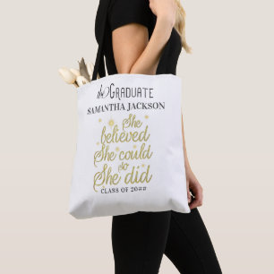 Hon trodde att hon hade inspiration till Studenten Tygkasse