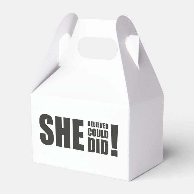 Hon trodde att hon kunde, det gjorde hon! presentaskar (Framsidan Sidan)