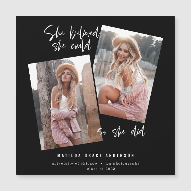 Hon trodde att hon kunde det, hon gjorde studenten (Framsida)