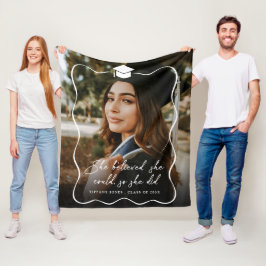 Hon trodde att hon kunde fotografera Studenten Fleecefilt