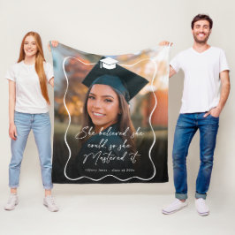 Hon trodde att hon kunde fotografera Studenten Fleecefilt