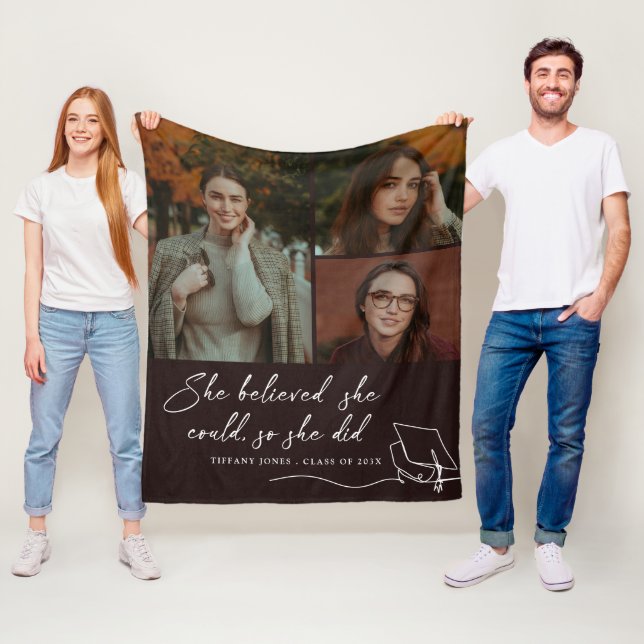 Hon trodde att hon kunde fotografera Studenten Fleecefilt (På plats)