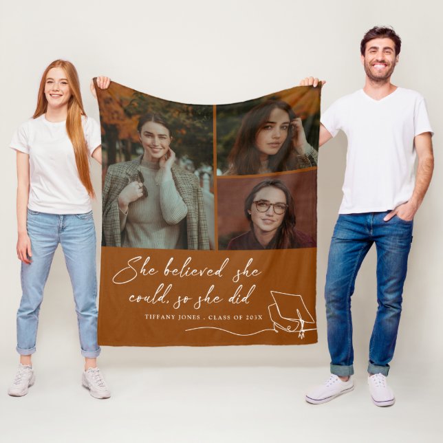 Hon trodde att hon kunde fotografera Studenten Fleecefilt (På plats)