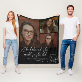 Hon trodde att hon kunde fotografera Studenten Fleecefilt