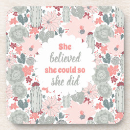 Hon trodde att hon kunde göra Cactus Succult. Underlägg