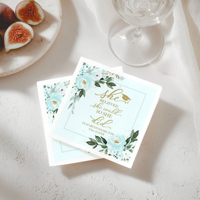 Hon trodde att hon kunde göra så att hon gjorde Gr Pappersservett (Skapare uppladdad)