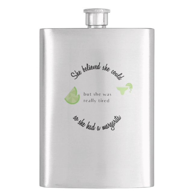 Hon trodde att hon kunde ha en Margarita Fickplunta (Framsidan)