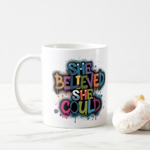 Hon trodde att hon kunde kaffemugg