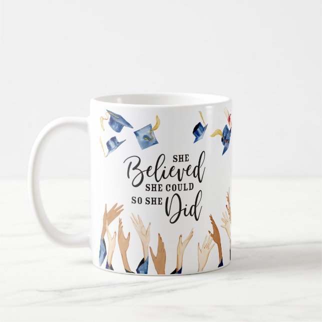 Hon trodde att hon kunde Personlig Studenten Kaffemugg (Vänster)