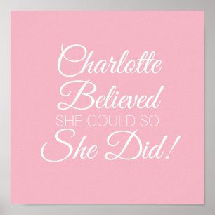 Hon trodde att hon kunde poster