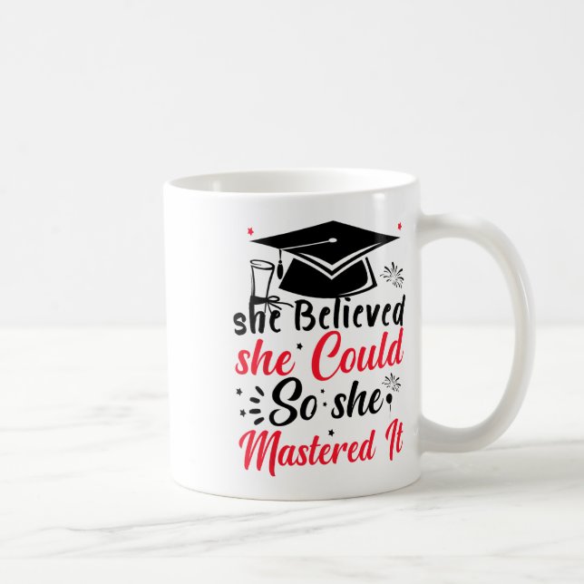 Hon trodde att hon kunde så att hon masteriserade  kaffemugg (Höger)