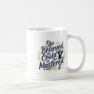 Hon trodde att hon kunde så att hon misshandlade d kaffemugg