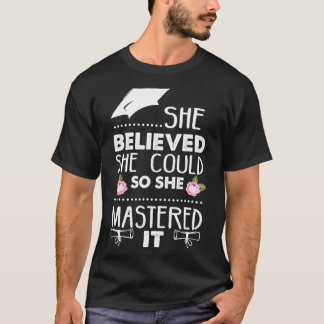 Hon trodde att hon kunde så att hon misshandlade d t shirt