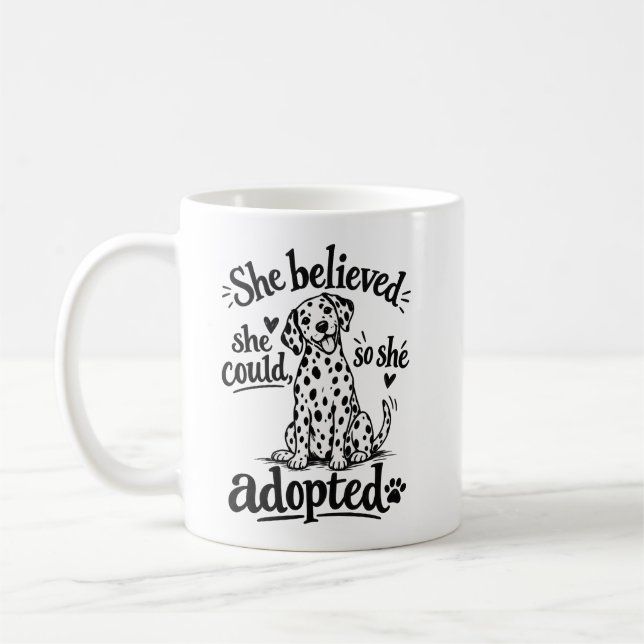 Hon Trodde Att Hon Kunde Så Hon Adopterade Mugg (Vänster)