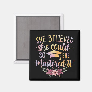 Hon trodde att hon kunde så hon bemästrade det Exa Magnet