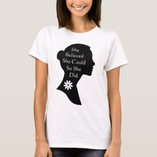 hon trodde att hon kunde så hon gjorde t shirt