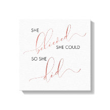 Hon trodde att hon kunde så hon inspirerade citate