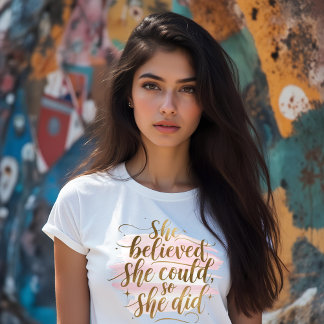 Hon trodde att hon kunde t shirt