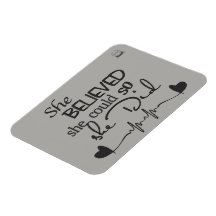 Hon trodde Fridge Magnet