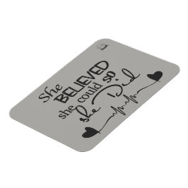 Hon trodde Fridge Magnet