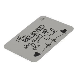 Hon trodde Fridge Magnet