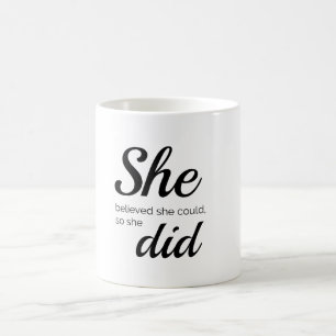 Hon trodde henne kunde, så hon gjorde kaffemugg
