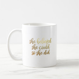 Hon trodde henne kunde, så hon gjorde kaffemugg