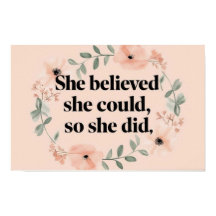 Hon trodde på minimalistiska affischer vildblommor