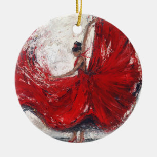 "Hon twirls" Art Ornament
