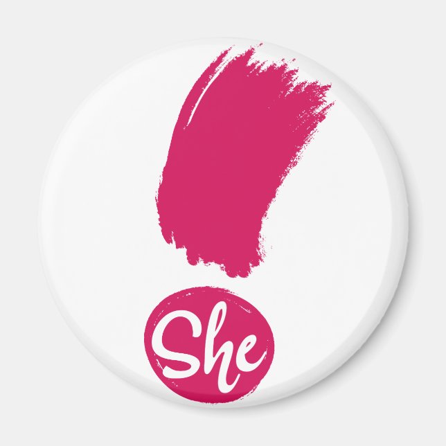 Hon utropade Magnet (Framsidan)