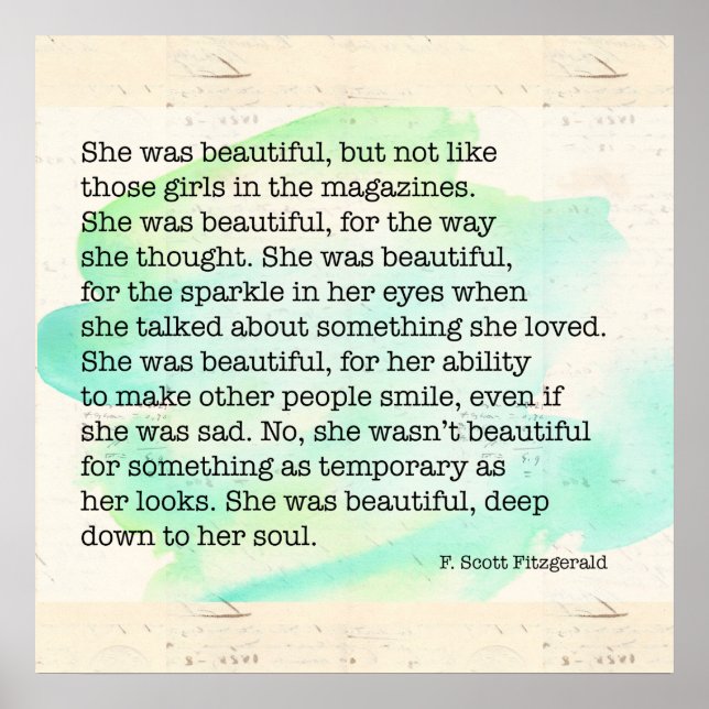 Hon var ett vackert gammalt dokument poster (Framsidan)