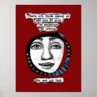 Hon var inte den som Poster Wall Art