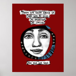 Hon var inte den som Poster Wall Art