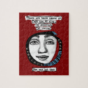 Hon var inte Jigszawa Puzzle Pussel