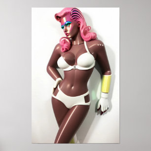 Hon var plastisk som mina känslor Ken Gage Art Poster