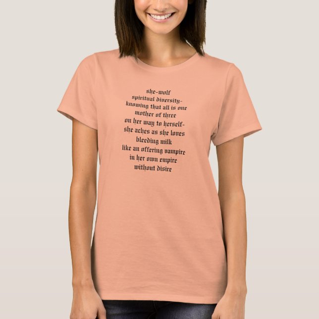 hon-varg tee (Framsida)