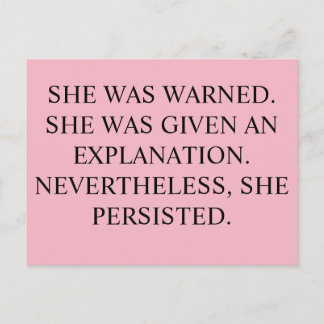 Hon varnades, vykort