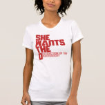 Hon vill att patriarkin ska förstöras av D. T Shirt<br><div class="desc">Hon vill att patriarkin ska förstöras av D.</div>