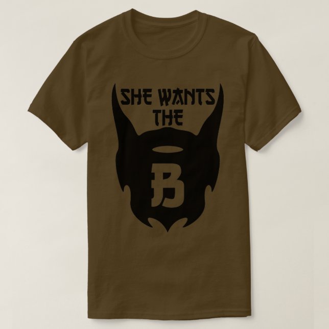 Hon vill ha B 1 T Shirt (Design framsida)