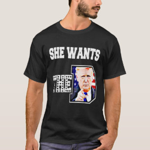 Hon vill ha D Donald Trump 2024 T Shirt