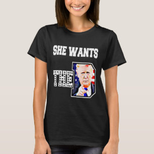 Hon vill ha D Donald Trump 2024 T Shirt