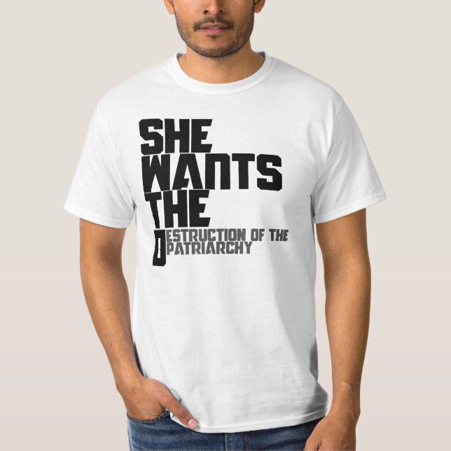 Hon vill ha D T Shirt (Framsida)