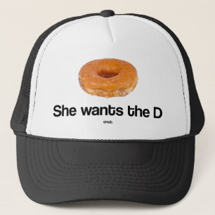 Hon vill ha Donut Keps