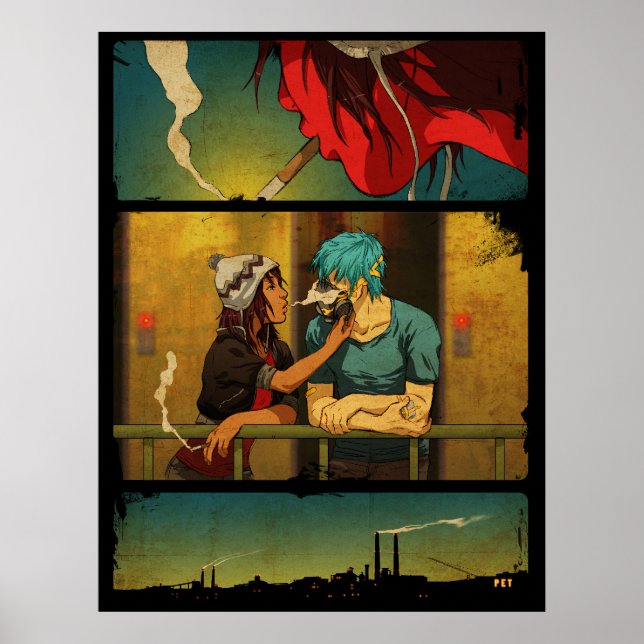 Hon visar min förstärkare poster (Framsidan)