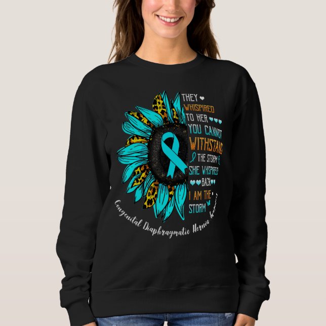 Hon viskade att jag är Storm Congenital Diaphragma T Shirt (Framsida)