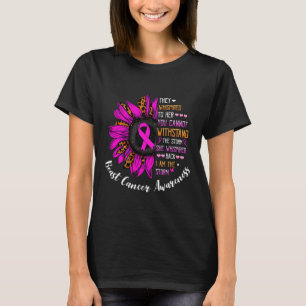 Hon viskade att jag är stormen bröstcancer t shirt