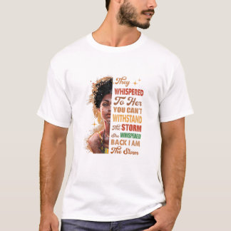 Hon viskade tillbaka jag är Storm Black History Mo T Shirt