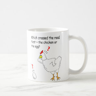 Höna- eller äggmugg kaffemugg